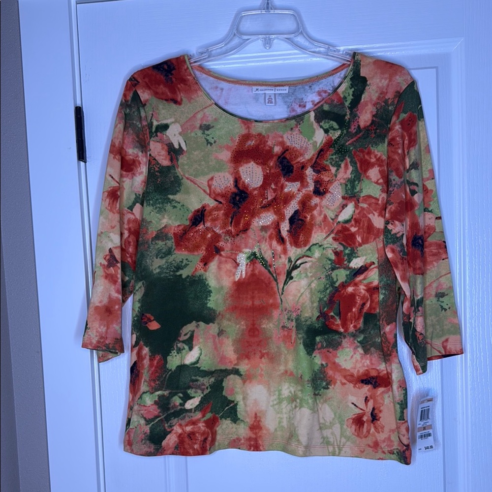 Floral Print Women's Top